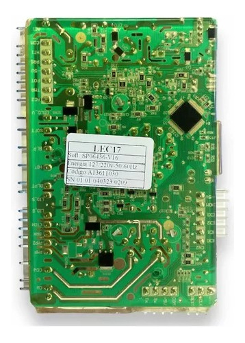 Placa De Potencia Lavadora Lec17 Electrolux A13611030 Bivolt 127/220v