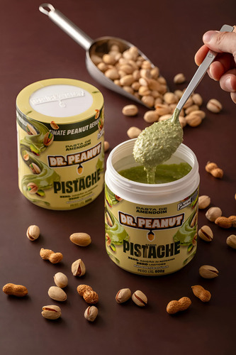 Pasta De Amendoim Pistache Com Whey Dr. Peanut 250g