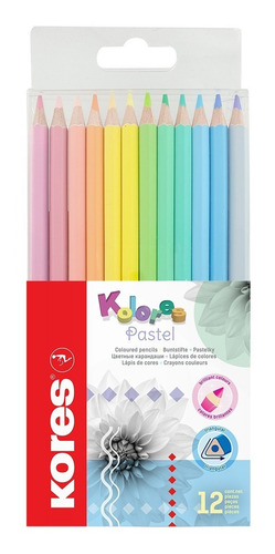 Lapices De Colores Pastel Kores X12pzas