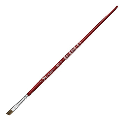 Pincel De Pintura Condor Chanfrado 287 Número 8