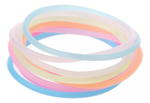 5 X 10 Pulseras Luminosas De Silicona A La Moda, Lazos Para