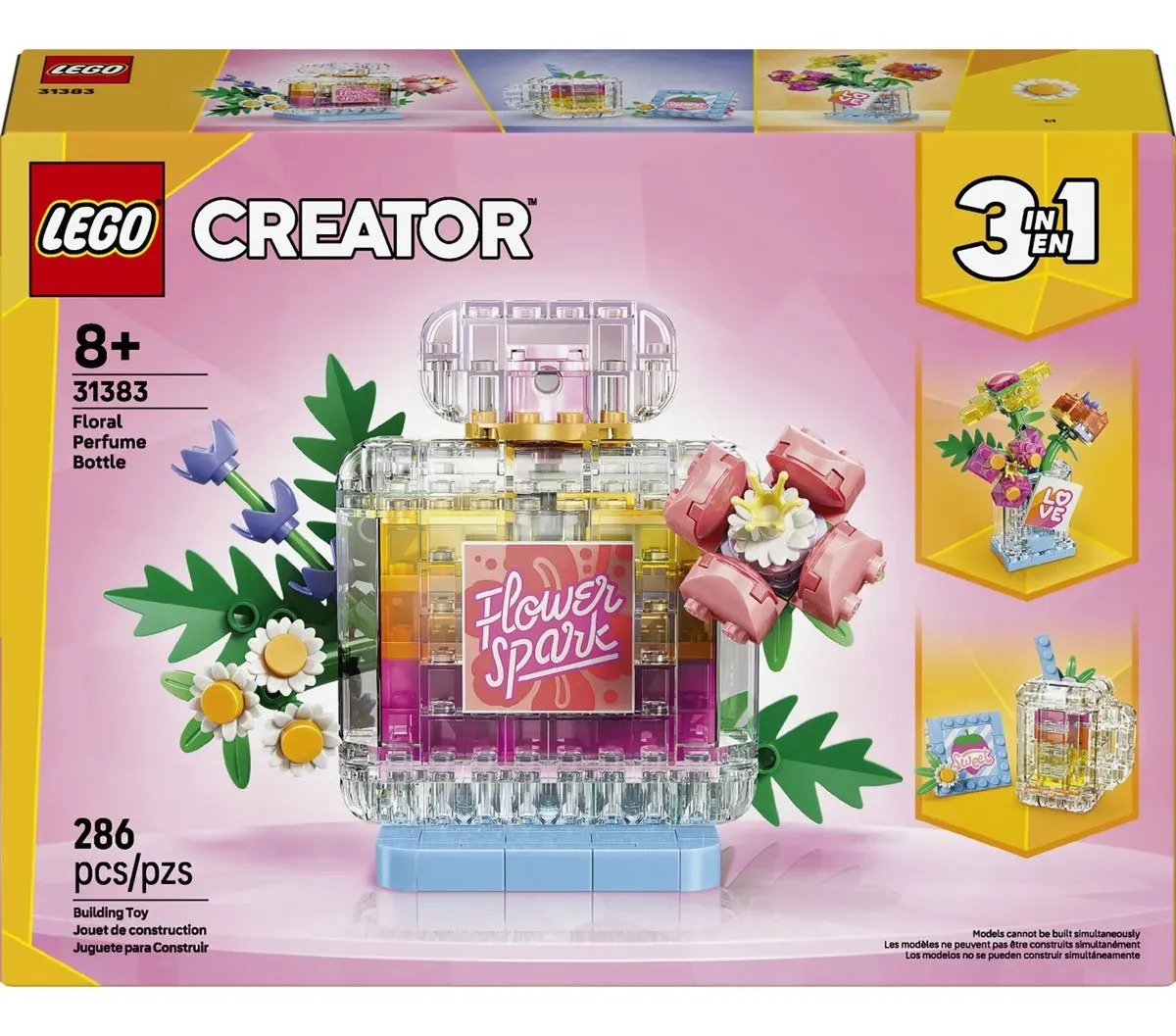 LEGO Creator Frasco Decorativo de Perfume Floral 31383