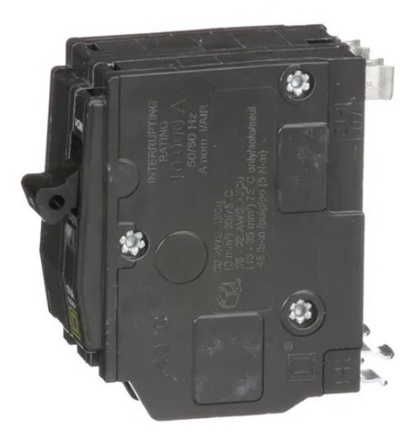 Imagen 6 de 8 de Pastilla Interruptor Termomagnético Qo240 2 Polo 40a 120/240