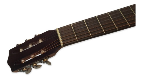 Guitarra Clasica Electro Criolla Gracia Modelo C1 Eq Pasivo Color Marrón Claro