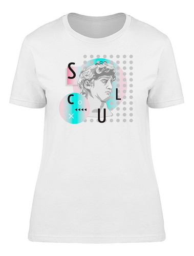 Escultura Masculina Scul Camiseta De Mujer