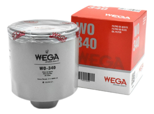 Filtro Aceite Wega Vw Gol Trend Fox Suran Wo 340