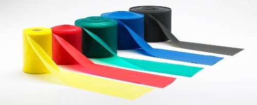 Bandas Elásticas Verde Rollo 50mt X 5cm X 0,20mm
