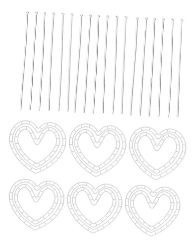 Marco Para Hacer Coronas Florales, 6x Corazón Pequeño