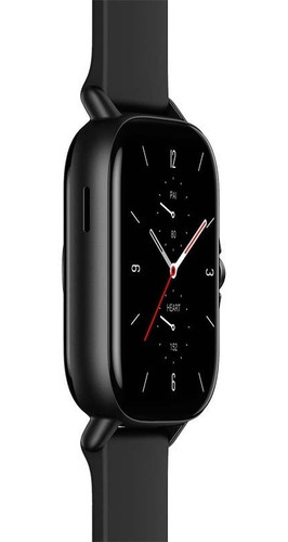 Imagen 6 de 7 de Smartwatch Amazfit Fashion GTS 2 1.65" caja de aleación de aluminio midnight black, malla midnight black de silicona A1969