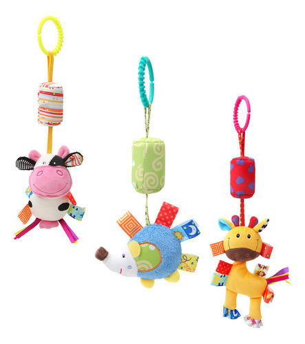 Colgante De Peluche Modelo Stroller, 3 Unidades