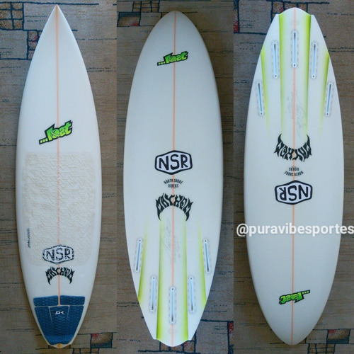 Prancha Surf Lost Mayhem Canaletas Deck Dakine Futures