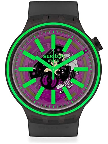 Swatch Big Bold Swiss Quartz Silicone Strap