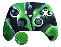 Comprar Funda Protector Silicona Control Para Xbox Series Verde Camu