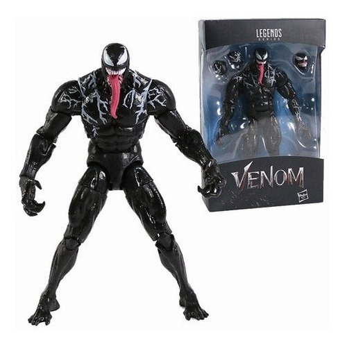 Figura De Acción Marvel Legends Serie Spider-man 18cm Venom