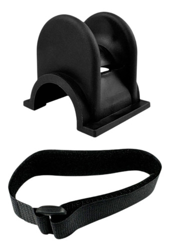 Soporte Para Caña De Pescar Con Clip En En Forma De U Negra