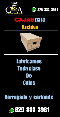 Suplidores De Cajas Para Archivo