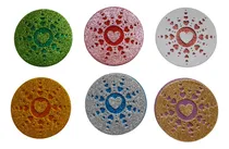 Comprar Esferas Corazón - Figuras Troqueladas Goma Eva Gli(20utotal) Multicolor Esferas Corazón