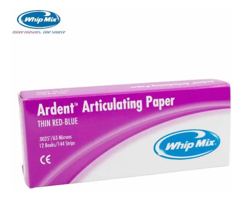 Papel Dental De Articular Whipmix 6 Bloques