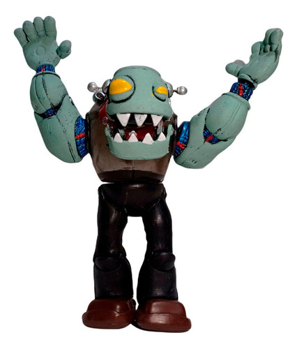 Plantas Vs Zombies Figuras Dr. Zombie Articulado Con Luz