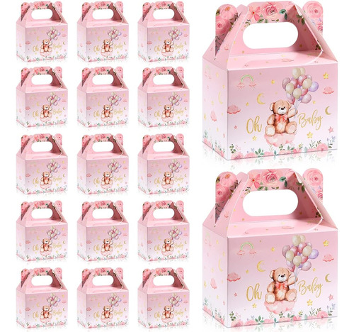 Spakon 36 Piezas Bear Baby Shower Party Favor Boxes Cute Bea