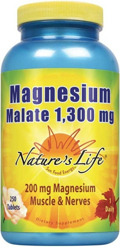 Magnesio Malato 250tab Natur - Unidad a $1117