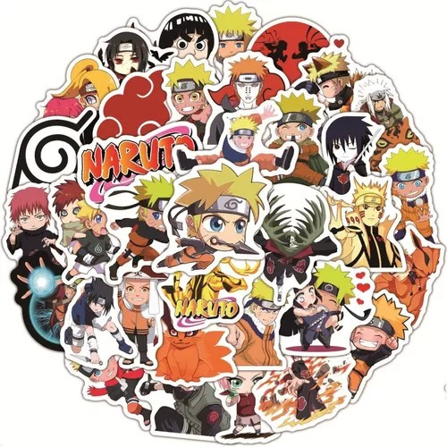 Adesivos Naruto Anime 50 Uni Sortido Sem Repetidas Stickers