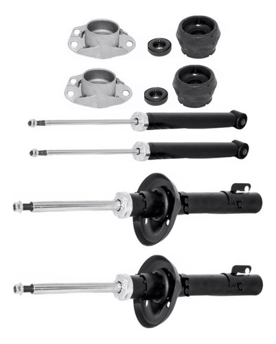 Kit Amortiguadores Ag + Bases Incluidas Para Jetta A4 2005