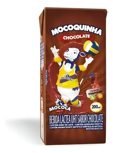 Bebida Láctea UHT Chocolate Mocoquinha Caixa 200ml