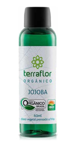 Óleo Vegetal De Jojoba Puro Orgânico Terra Flor 60ml