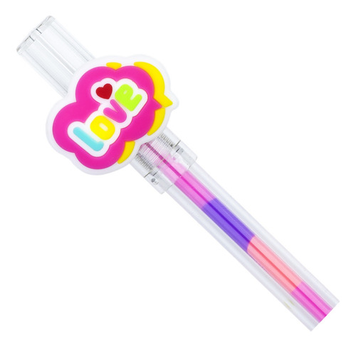 Kit Caneta Esferográfica Divert Gel Cute 3 Cores 0.7 Brw 2un