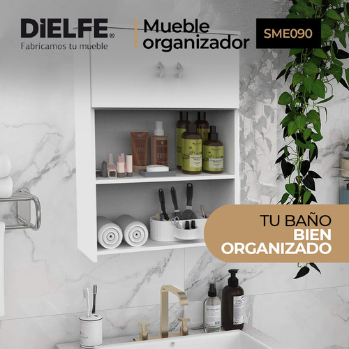 Mueble Colgante Organizador Resistente Sobre Inodoro Baño