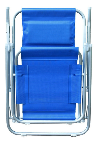 Imagen 7 de 9 de Reposera Aluminio 5 Pos. Coversol Kit X4- Disentino®