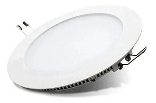 Imagen 2 de 3 de Panel Plafon Aplique Embutir Led Redondo 24w Frio/calido