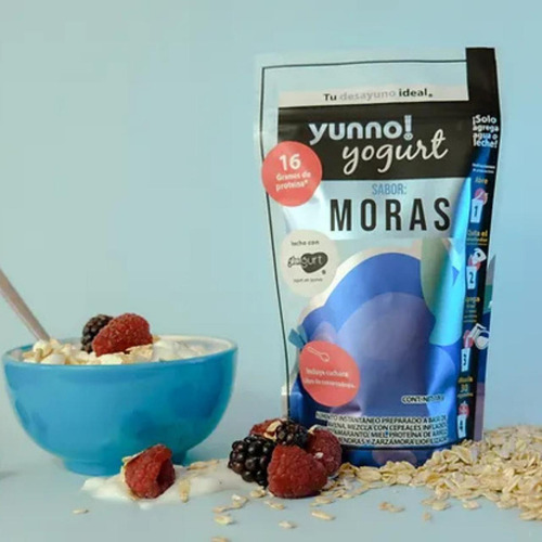 Alimento Instantáneo Desayuno Sabor Mora Yunno 100g