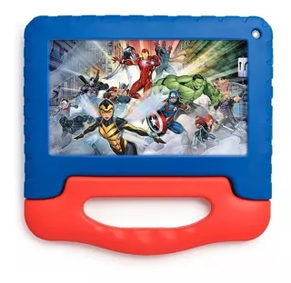 Tablet Multilaser Kids M7 Marvel Avengers 7" 32GB color negro/azul y 2GB de memoria RAM