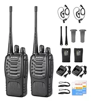 Comprar Kit De 2 Radios Walkie Talkie Baofeng 888s Con Auriculares