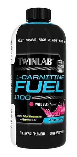 L-carnitina Carnitine Fuel Líquida  Frutos Rojos Twinlab - 