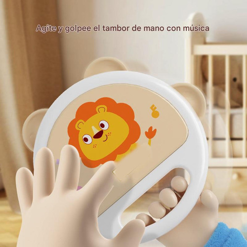 Pandereta De Juguete Para Niños, Instrumento De Percusión