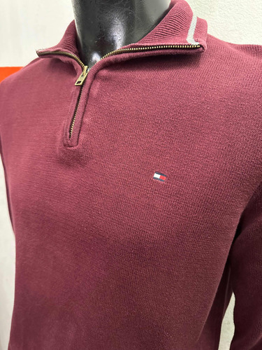 Sweater 1/4 Zip Tommy Hilfiger Talle Small