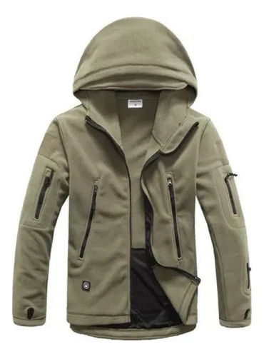 Chaqueta Polar Térmica Táctica Militar Para Hombre