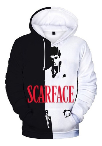 Sudadera Con Capucha Con Estampado 3d De La Película Scarfac