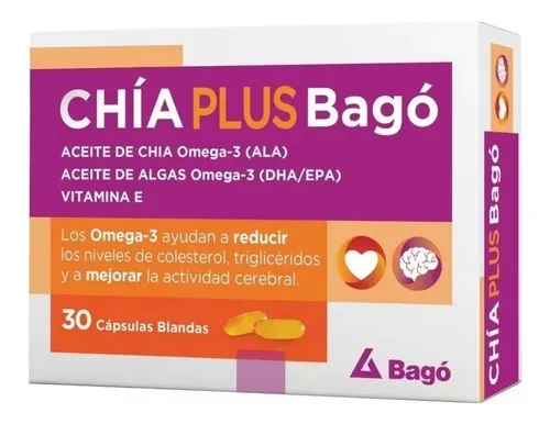 Aceite De Chia Plus Omega 3 Colesterol Y Trigliceridos X60 C