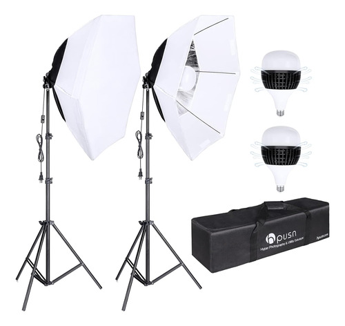 Softbox Kit De Iluminación De 26 Pulgadas, Sistema De Ilumin