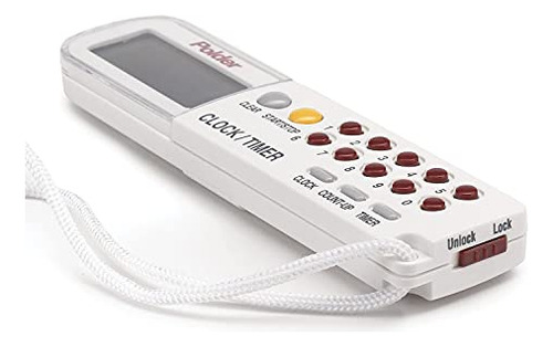 Timer Polder Clock Time Stopwatch Branco Com Alça De 36 Pole