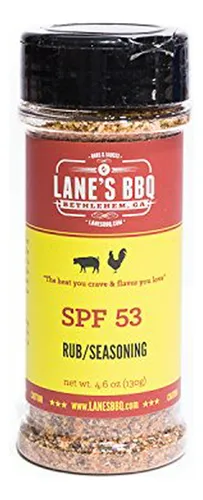 Condimento Lane's Spf 53 Picante Premium Para Carnes Y Maris