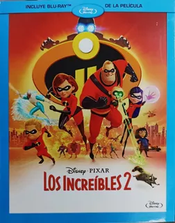 Los Increibles 2 Dos Disney Pixar Pelicula Blu-ray