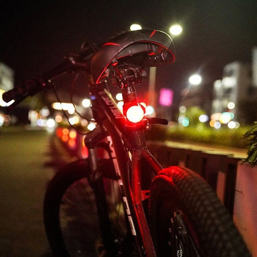Imagen 3 de 3 de Luz De Bicicleta Led Recargable Gw Trasera + Envio Gratis