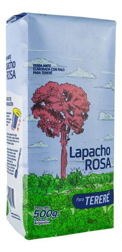 Yerba Mate Para Tereré Lapacho Rosa 10 X 500 Gr - Con Palo