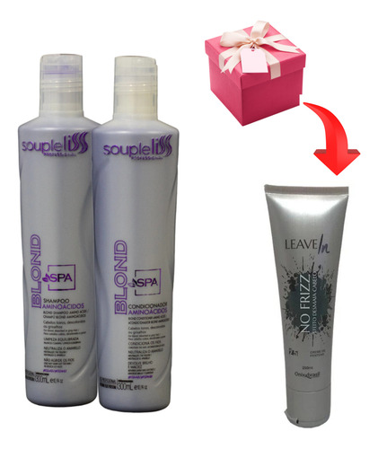 Shampoo Condicionador Matizador Manutenção Soupleliss 300ml