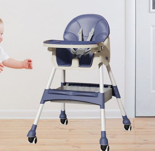 Silla De Comer Bebé Altura Ajustable 2 En 1 .r